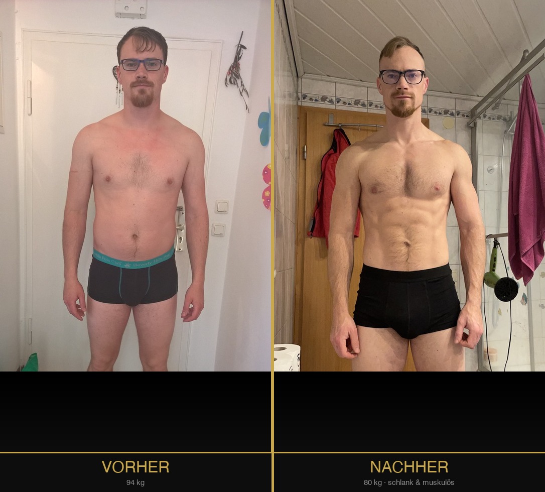 Matthias Körting Transformation – Vorher/Nachher